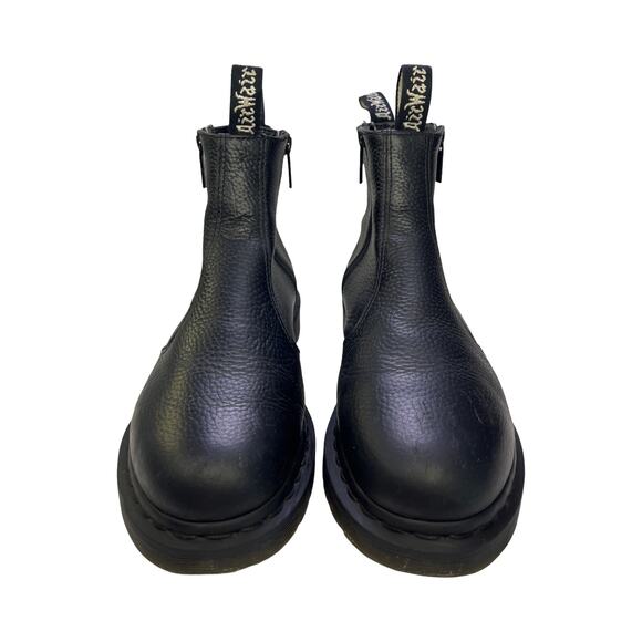 Dr. Martens 2976 Zip Chelsea Boots Black Pebbled Leather Women’s US 9 / EU 41 - Picture 1 of 13